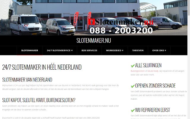 APP Slotenmaker Den Haag daripada kedai web Chrome untuk dijalankan dengan OffiDocs Chromium dalam talian