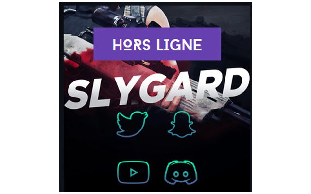 Slygard Twitch aus dem Chrome-Webstore soll mit OffiDocs Chromium online ausgeführt werden