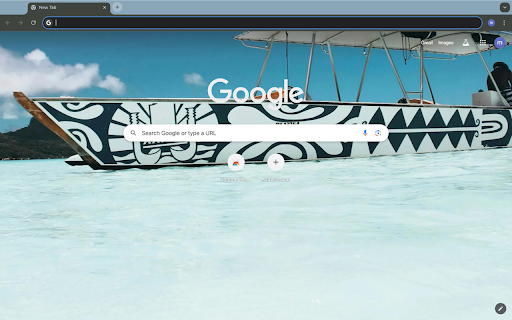 small boat and blue sea  from Chrome web store to be run with OffiDocs Chromium online