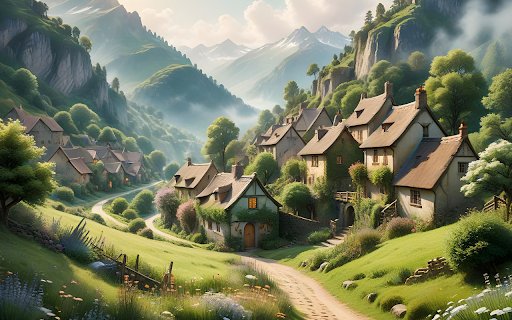 Small village by the mountain from Chrome web store to be run with OffiDocs Chromium online Small village by the mountain from Chrome web store to be run with OffiDocs Chromium online