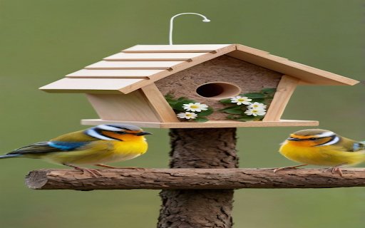 Small wooden birds nest wallpaper  from Chrome web store to be run with OffiDocs Chromium online