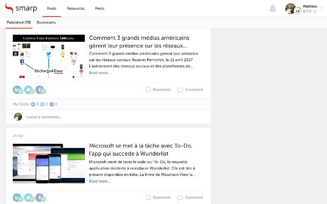 Smarp Point  from Chrome web store to be run with OffiDocs Chromium online