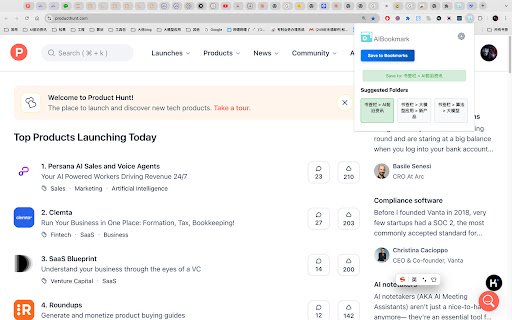 Smart Bookmark Assistant  from Chrome web store to be run with OffiDocs Chromium online