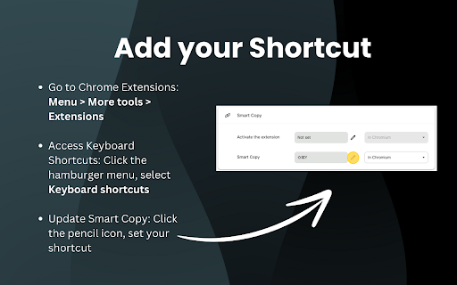 SmartCopy  from Chrome web store to be run with OffiDocs Chromium online
