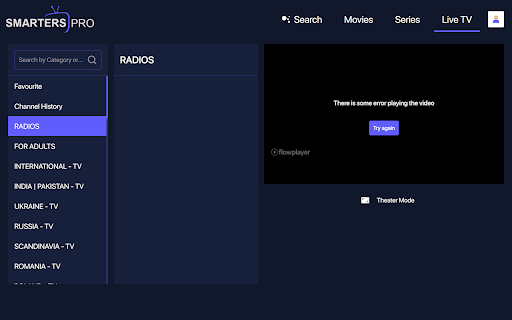 Smarters  from Chrome web store to be run with OffiDocs Chromium online