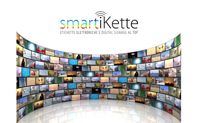 Smartikette Digital Signage dal Chrome Web Store da eseguire con OffiDocs Chromium online