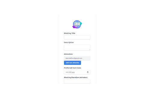 Smart Meeting Scheduler  from Chrome web store to be run with OffiDocs Chromium online