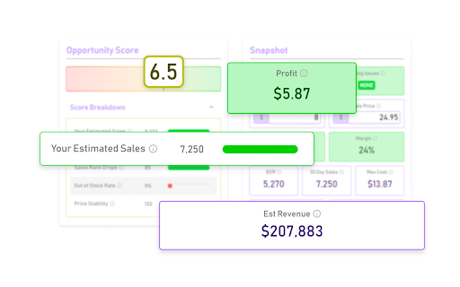 SmartScout Amazon Product  Brand Research, Profitability  History Chart  from Chrome web store to be run with OffiDocs Chromium online