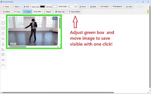 Smart Screenshot Capture Tool  from Chrome web store to be run with OffiDocs Chromium online
