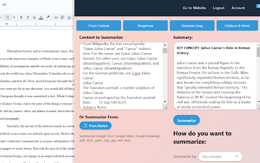 SmartStudi Sidebar AI Detector, Paraphraser, and More!  from Chrome web store to be run with OffiDocs Chromium online
