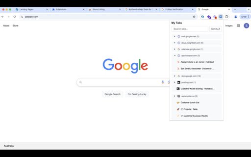 Smart Tabs  from Chrome web store to be run with OffiDocs Chromium online