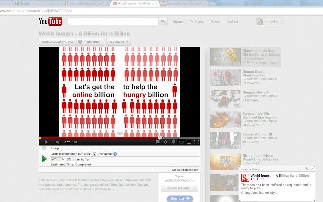 SmartVideo For YouTube™  from Chrome web store to be run with OffiDocs Chromium online