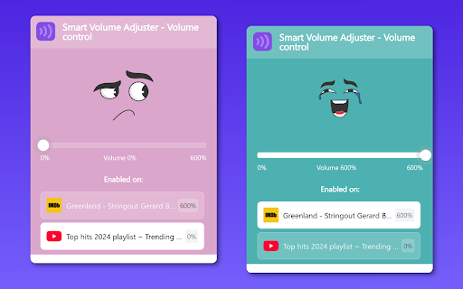 Smart Volume Adjuster Volume control  from Chrome web store to be run with OffiDocs Chromium online