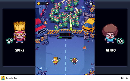 Smashy Duo Game Show off your tennis skills and defeat enemies!  from Chrome web store to be run with OffiDocs Chromium online