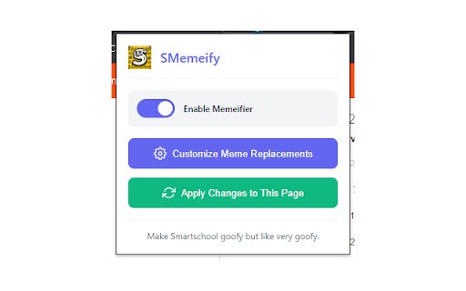 SMemeify  from Chrome web store to be run with OffiDocs Chromium online