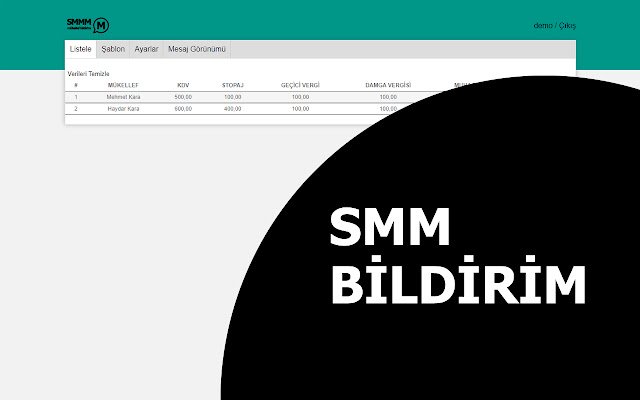 SMMM Bildirim  from Chrome web store to be run with OffiDocs Chromium online