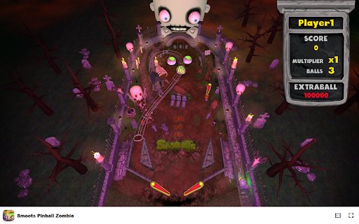 Smoots Pinball Zombie Game Experience pinball with a spooky twist!  from Chrome web store to be run with OffiDocs Chromium online