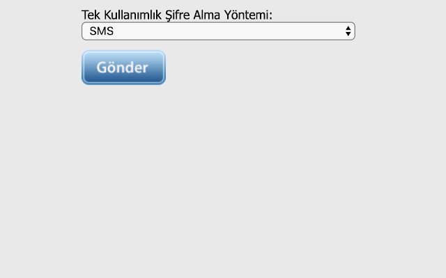 SMS OTP padrão para o login do Turkcell da loja virtual do Chrome para ser executado com o OffiDocs Chromium online