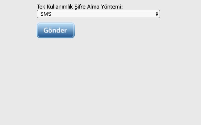 SMS OTP เริ่มต้นสำหรับการเข้าสู่ระบบ Turkcell จาก Chrome เว็บสโตร์ที่จะเรียกใช้ด้วย OffiDocs Chromium ออนไลน์