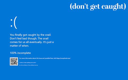 Snail is Inevitable  from Chrome web store to be run with OffiDocs Chromium online