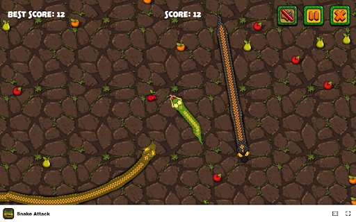 Snake Attack Game Grow Your Snake and Avoid Danger!  from Chrome web store to be run with OffiDocs Chromium online