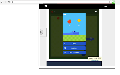 Snake Candy game  from Chrome web store to be run with OffiDocs Chromium online