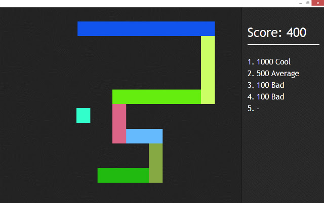 Snake Color da Chrome Web Store será executado com o OffiDocs Chromium online