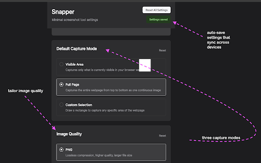 Snapper  from Chrome web store to be run with OffiDocs Chromium online