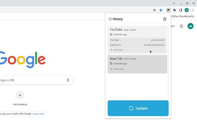 Chrome വെബ് സ്റ്റോറിൽ നിന്നുള്ള SnapShot ടാബുകൾ OffiDocs Chromium ഓൺലൈനിൽ പ്രവർത്തിക്കും