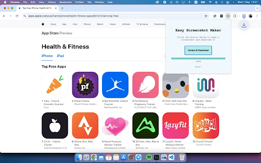 Snapster: Full Page Screen Capture  from Chrome web store to be run with OffiDocs Chromium online