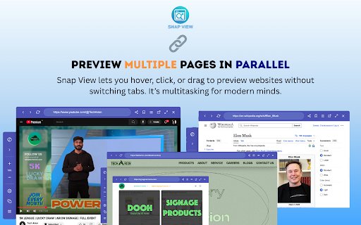 Snap View  from Chrome web store to be run with OffiDocs Chromium online