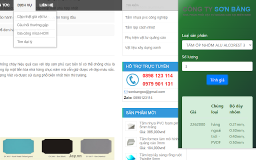 Sơn Băng  from Chrome web store to be run with OffiDocs Chromium online
