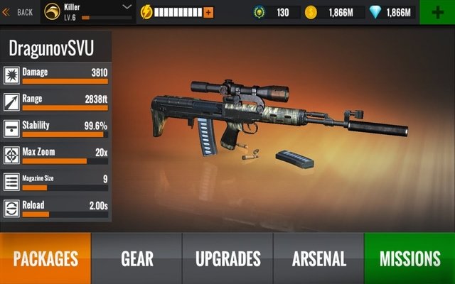 Sniper 3d theme  from Chrome web store to be run with OffiDocs Chromium online