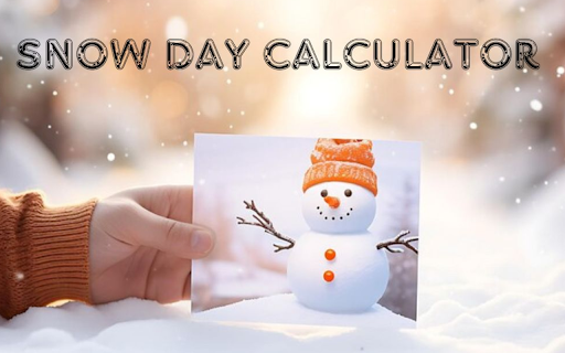 Snow Day Calculator  from Chrome web store to be run with OffiDocs Chromium online