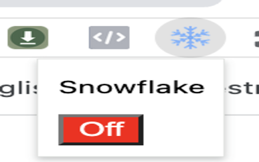 Snowflake  from Chrome web store to be run with OffiDocs Chromium online