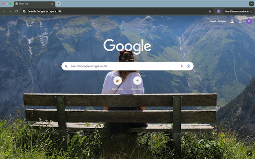 snowy mountains and sunshine  from Chrome web store to be run with OffiDocs Chromium online