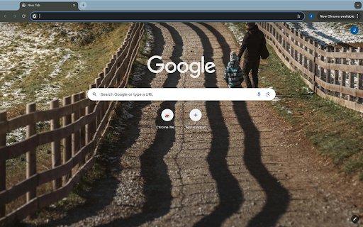 Snowy road and family  from Chrome web store to be run with OffiDocs Chromium online