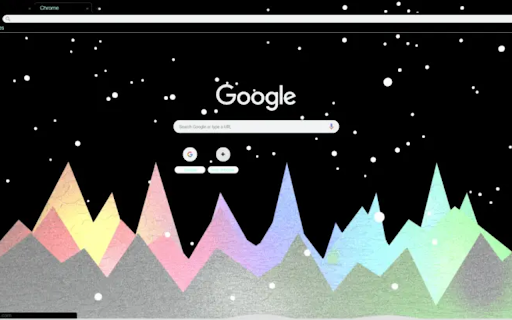 Snowy Space Mountains  from Chrome web store to be run with OffiDocs Chromium online