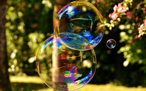 Soap bubbles  from Chrome web store to be run with OffiDocs Chromium online