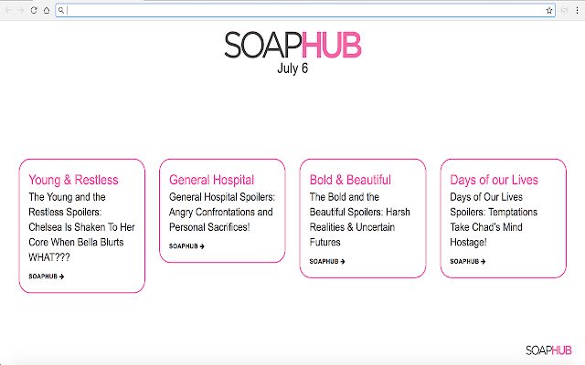 Soap Hub dal negozio web di Chrome può essere eseguito con OffiDocs Chromium online