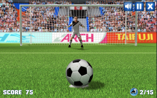 Soccer Penalty Kick Unblocked Game  from Chrome web store to be run with OffiDocs Chromium online