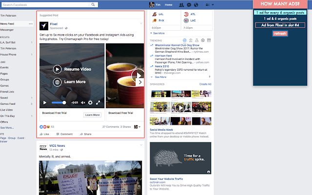 Social Ad Spotter daripada kedai web Chrome untuk dijalankan dengan OffiDocs Chromium dalam talian