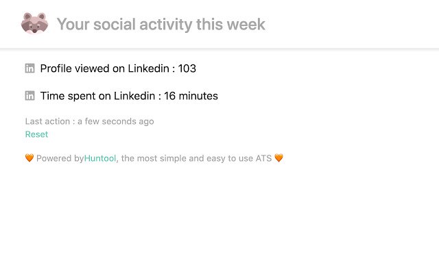 Social Analytics โดย Huntol จาก Chrome เว็บสโตร์ที่จะรันด้วย OffiDocs Chromium ทางออนไลน์