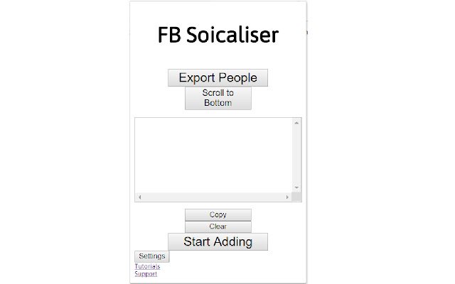 Socialiser  from Chrome web store to be run with OffiDocs Chromium online
