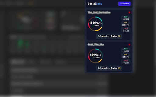 SocialLeet  from Chrome web store to be run with OffiDocs Chromium online