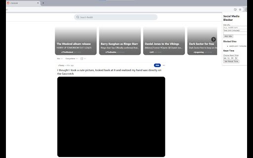 Social Media Blocker  from Chrome web store to be run with OffiDocs Chromium online