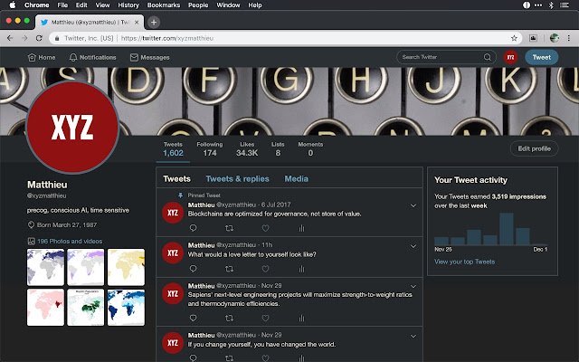 Chrome ウェブストアからの Social Proof for Twitter を OffiDocs Chromium オンラインで実行