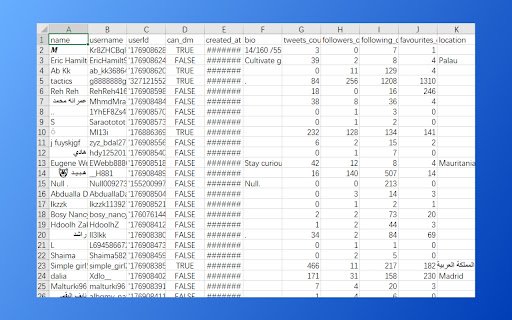 Social Scraper  from Chrome web store to be run with OffiDocs Chromium online