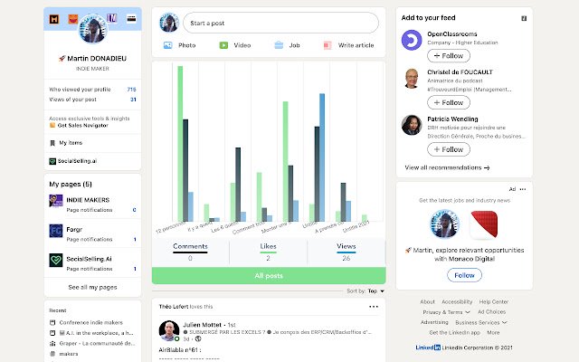 ക്രോം വെബ് സ്റ്റോറിൽ നിന്നുള്ള SocialSelling.Ai, OffiDocs Chromium ഓൺലൈനിൽ പ്രവർത്തിക്കും