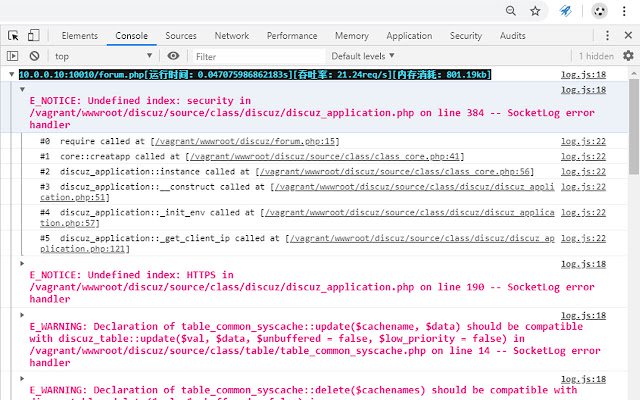 SocketLogs  from Chrome web store to be run with OffiDocs Chromium online